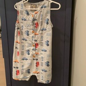 Emma Jean toddler boys romper Cars / Vehicles